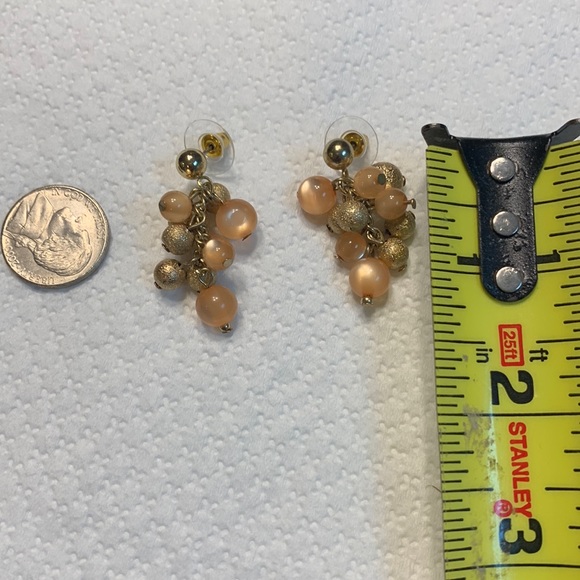 Cluster drop earrings - Picture 3 of 5